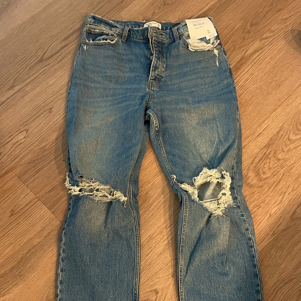 “The dad” high rise Abercrombie jeans